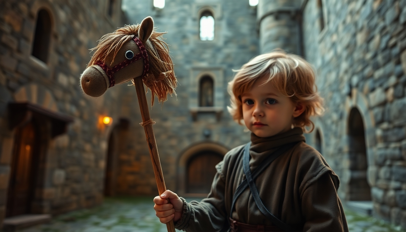 medieval inspired hobby horses